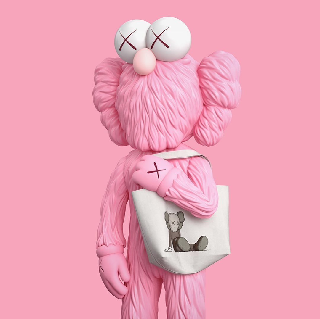 1080x1080 Kaws Pink Wallpaper Free Kaws Pink Background, Desktop