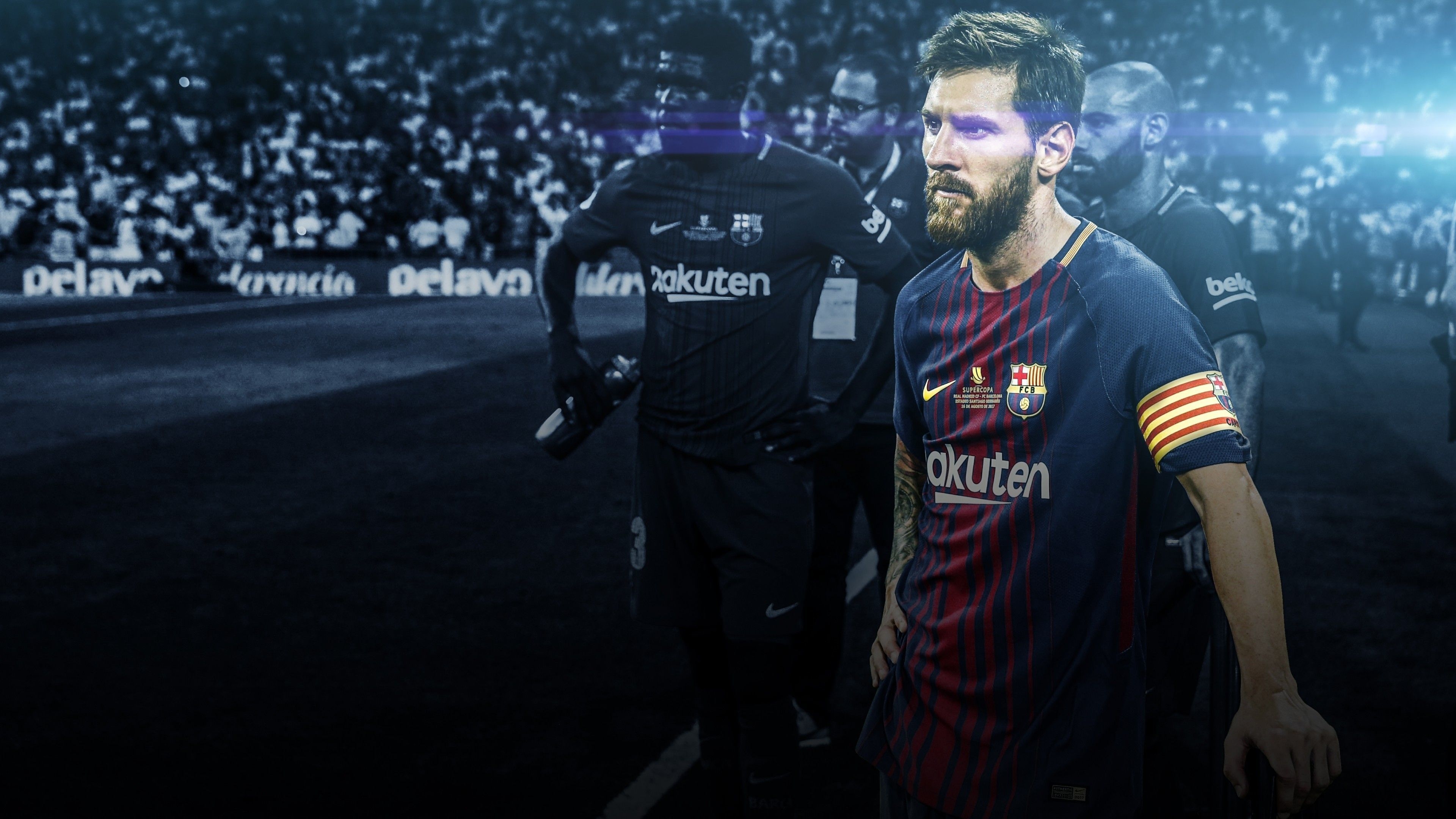 3840x2160 Messi Background 2018, Desktop