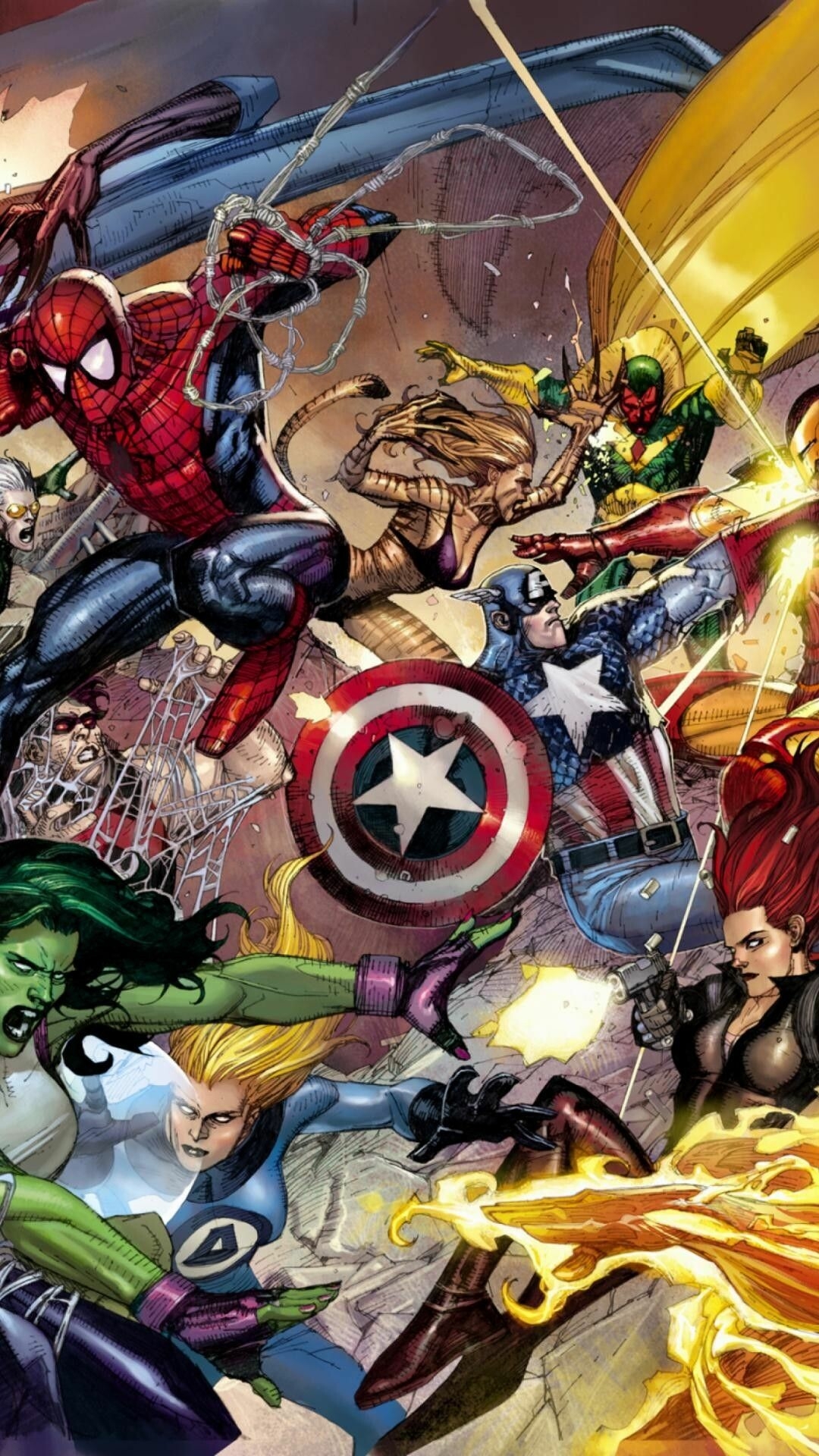 1080x1920 4K Marvel Wallpaper: HD, 4K, 5K for PC and Mobile. Download free image for iPhone, Android, Phone