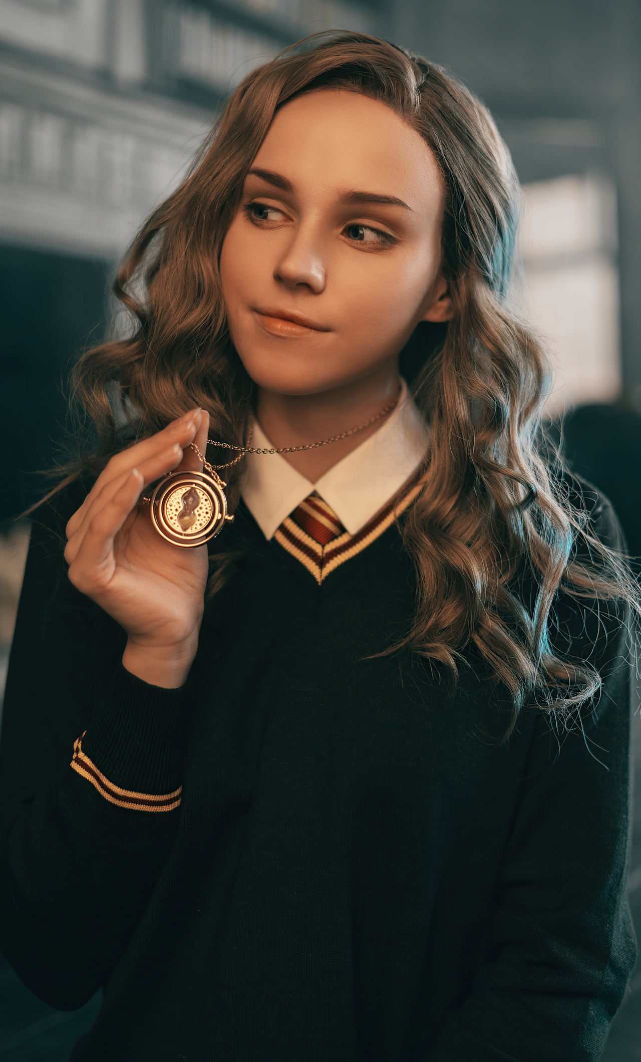 1280x2120 Hermione Granger Harry Potter Cosplay 4k iPhone HD 4k Wallpaper, Image, Background, Photo and Picture, Phone