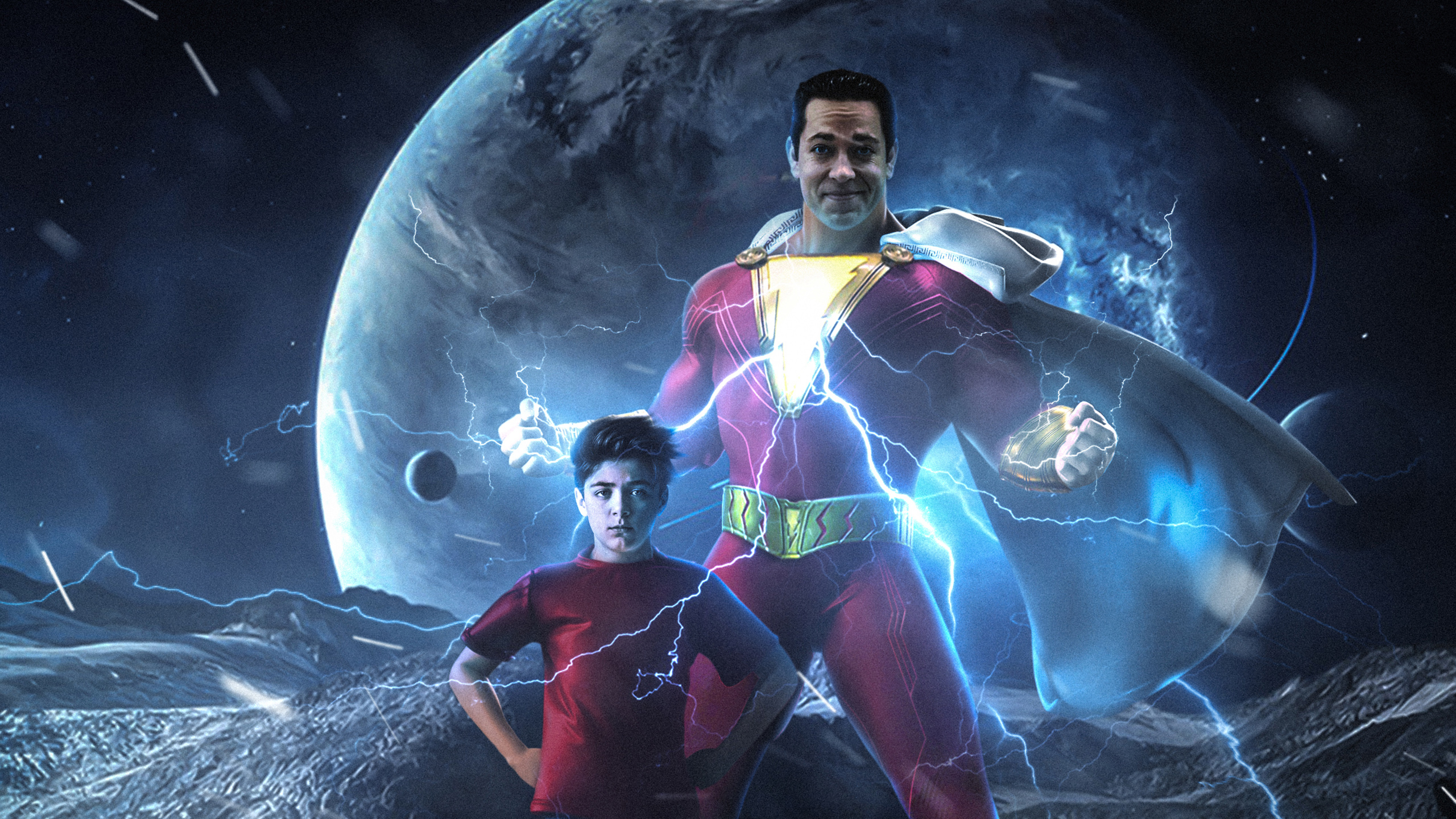 2560x1440 Shazam Movie Wallpaper, Desktop