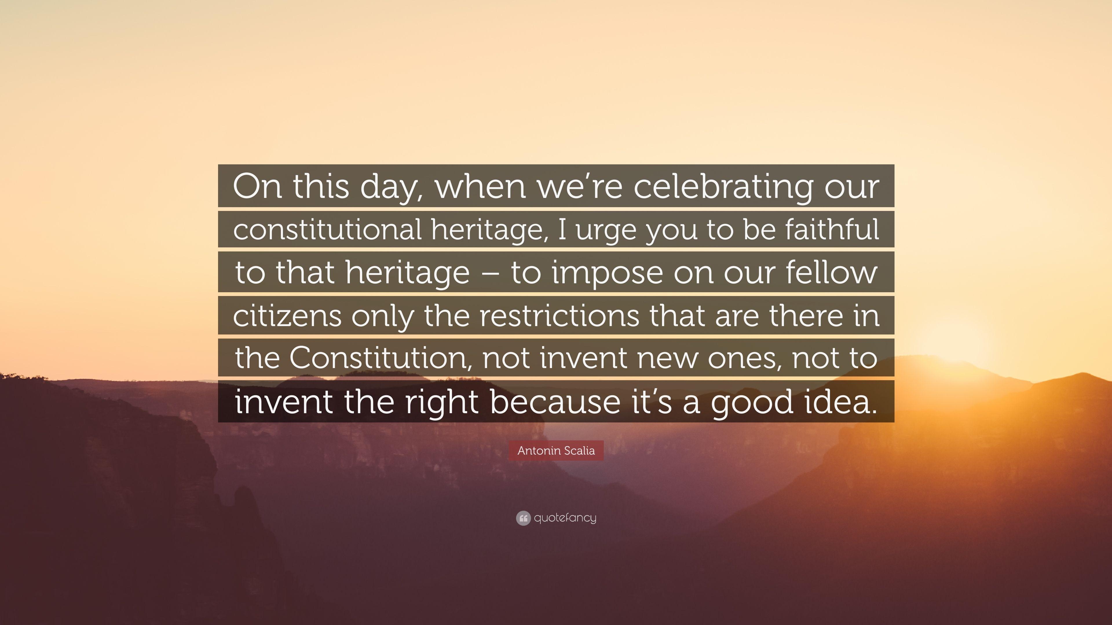 3840x2160 Antonin Scalia Quote: “On this day, when we're celebrating our, Desktop