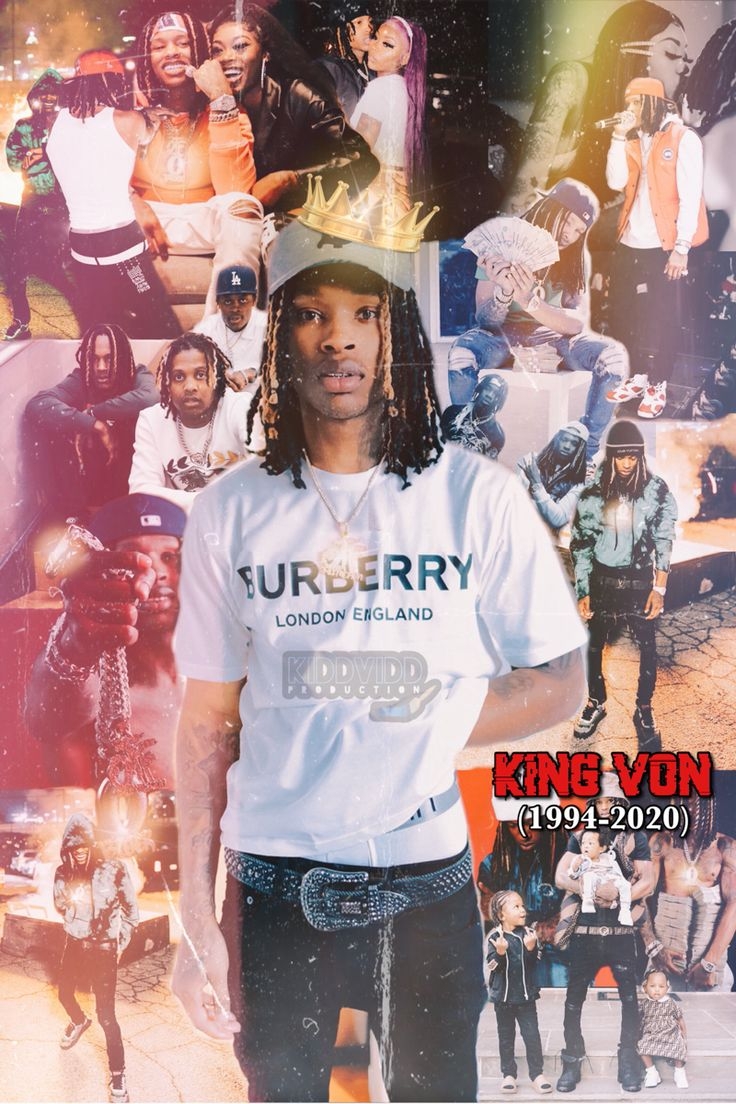 740x1110 RIP KING VON. Cute rappers, Cute lockscreens, Rapper outfits, Phone