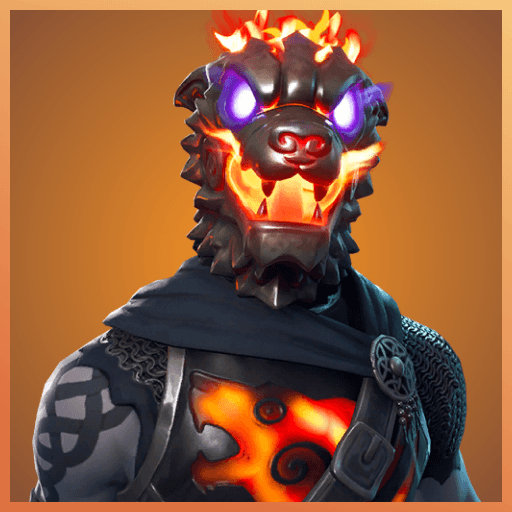 520x520 Molten Battle Hound Fortnite wallpaper, Phone