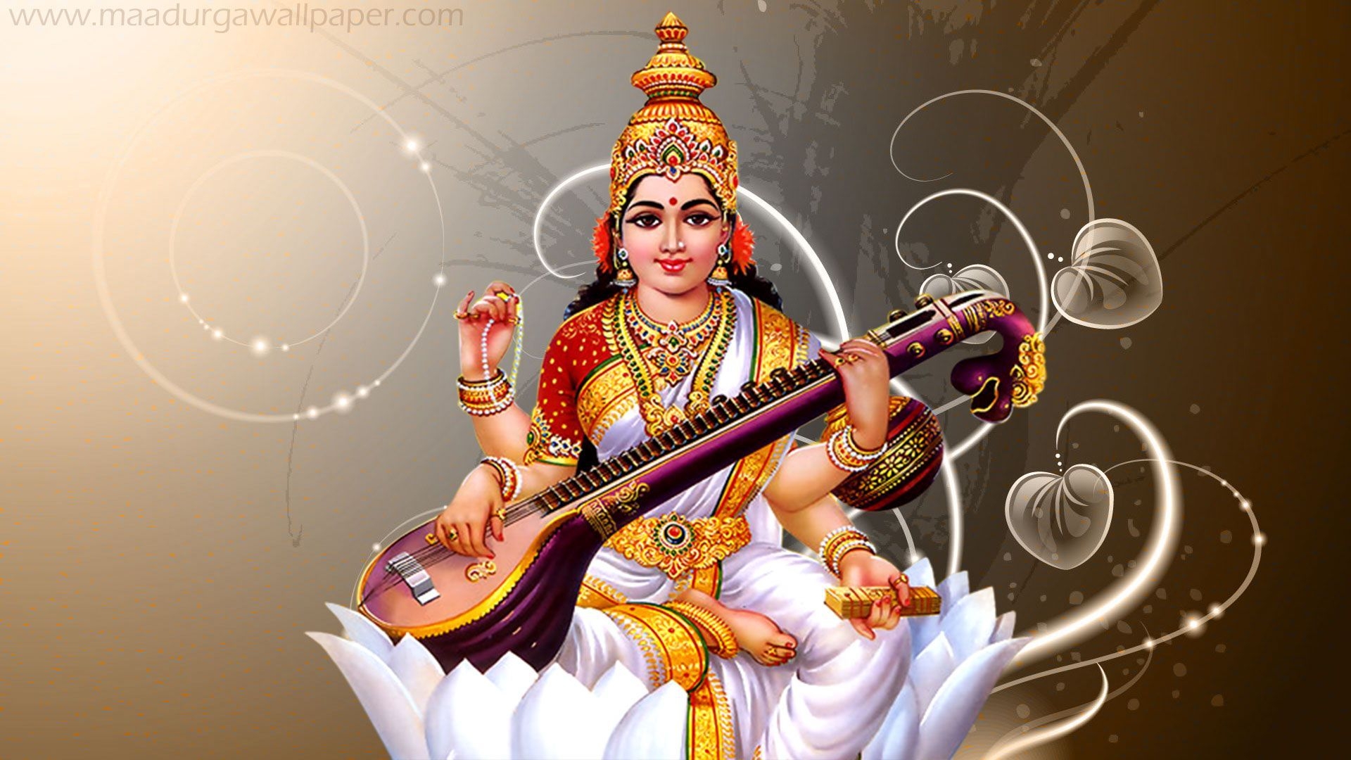 1920x1080 Saraswati Devi Wallpaper Free Saraswati Devi Background, Desktop