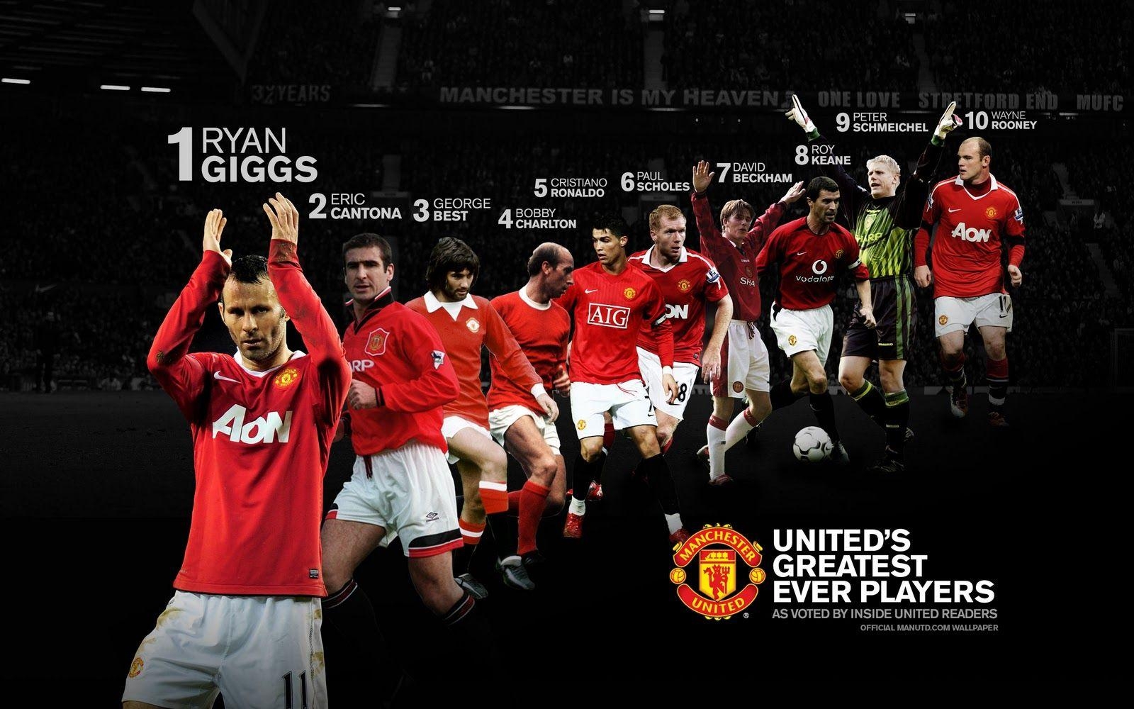 1600x1000 Manchester United Greatest Players Wallpaper. Manchester United, Desktop