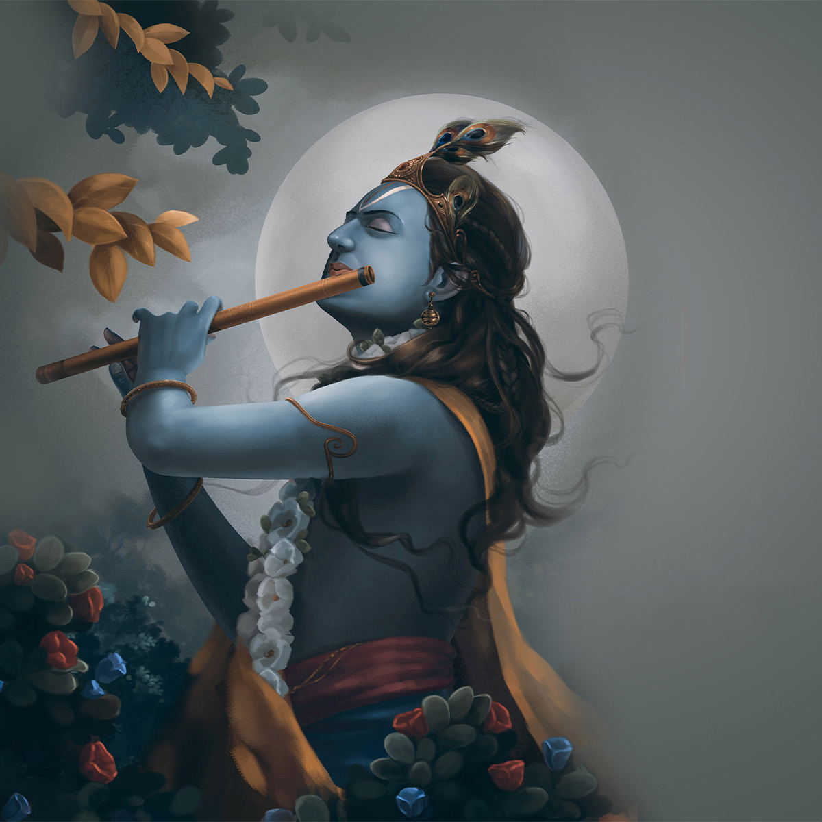 1200x1200 Krishna Wallpaper for Wall, Bhagwan, Phone