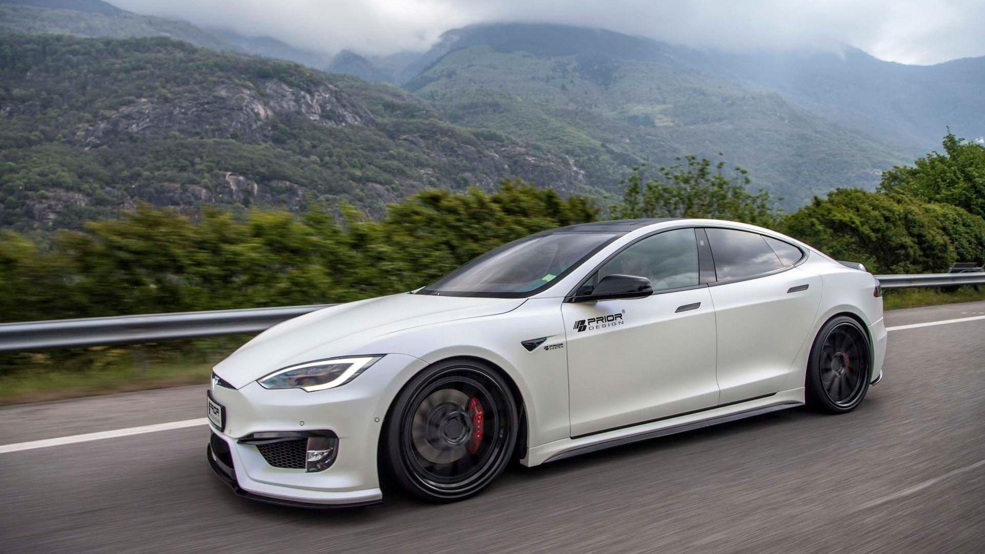 1920x1080 Tesla Model S Gets Aggressive Touch With Tuner's Aero Kit, Desktop