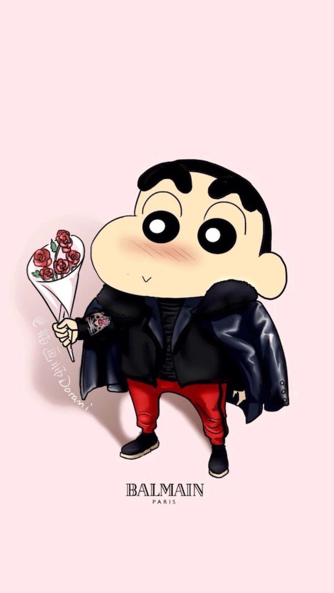 1080x1920 Crayon Shin chan Cute Cartoon iPhone 8 Wallpaper. Cute cartoon, Phone