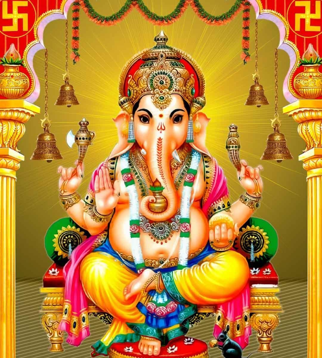 1080x1200 Lord Ganesh / Vinayaka HD Wallpaper for Android, Phone