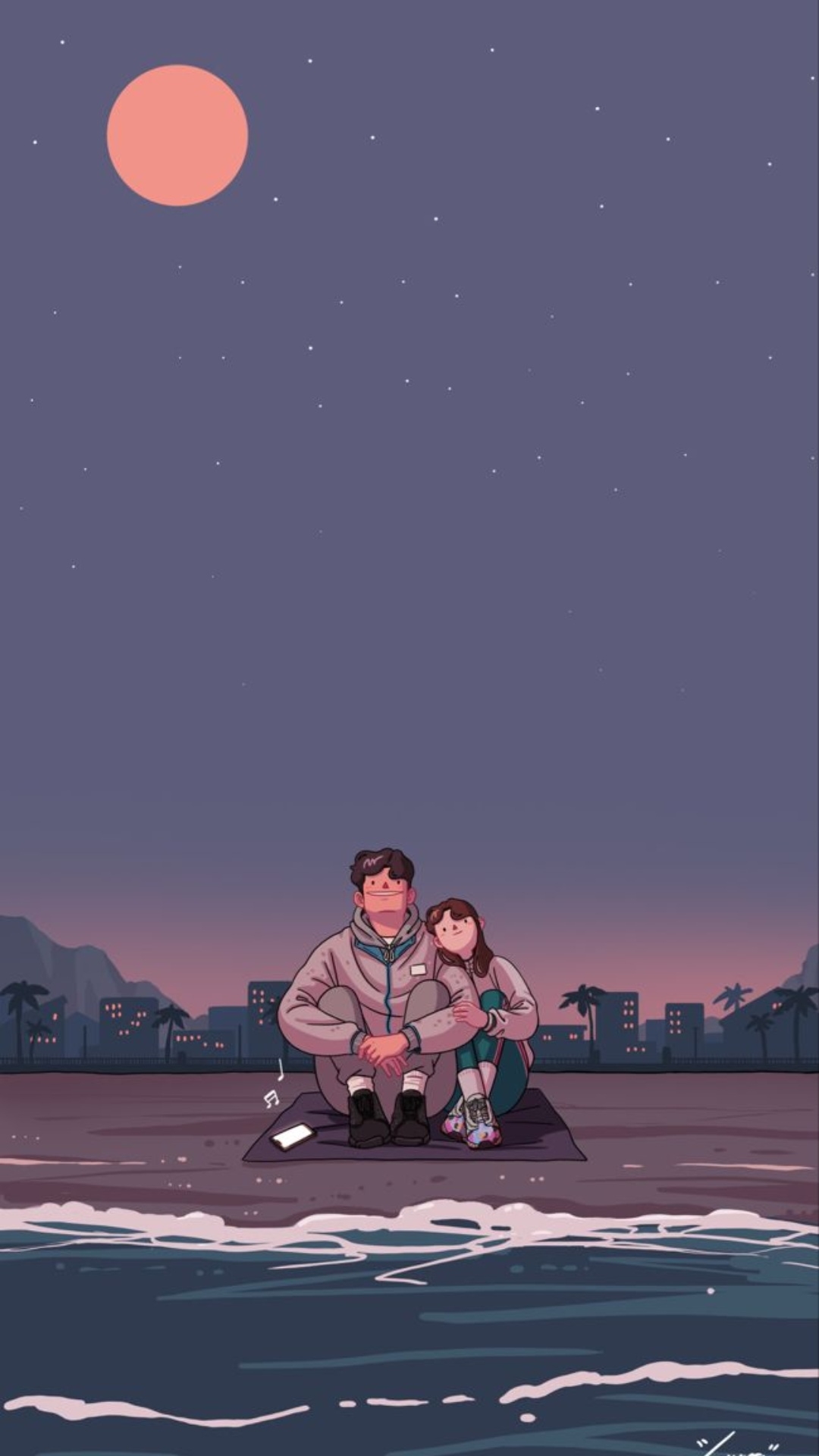 1080x1920 Cartoon Couple Wallpaper Cartoon Couple Wallpaper Download, Phone