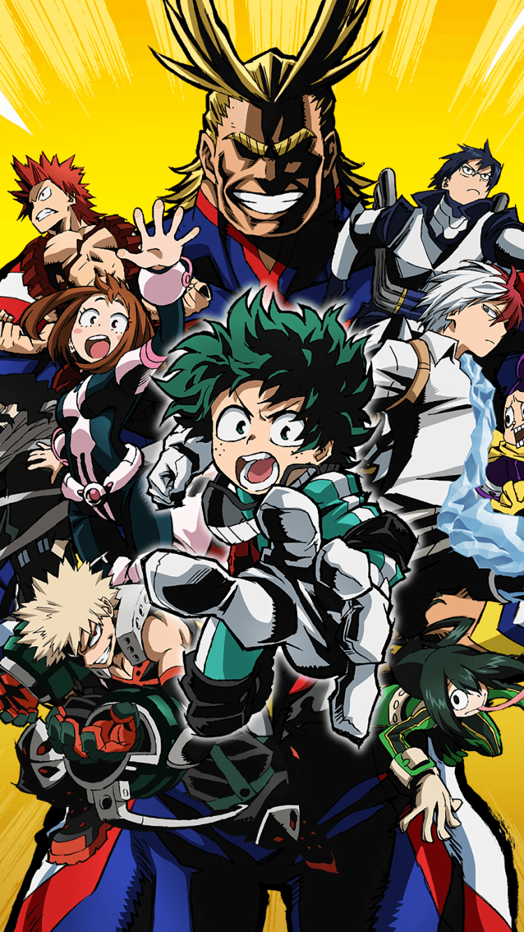 750x1340 My Hero Academia iPhone Wallpaper Free My Hero, Phone