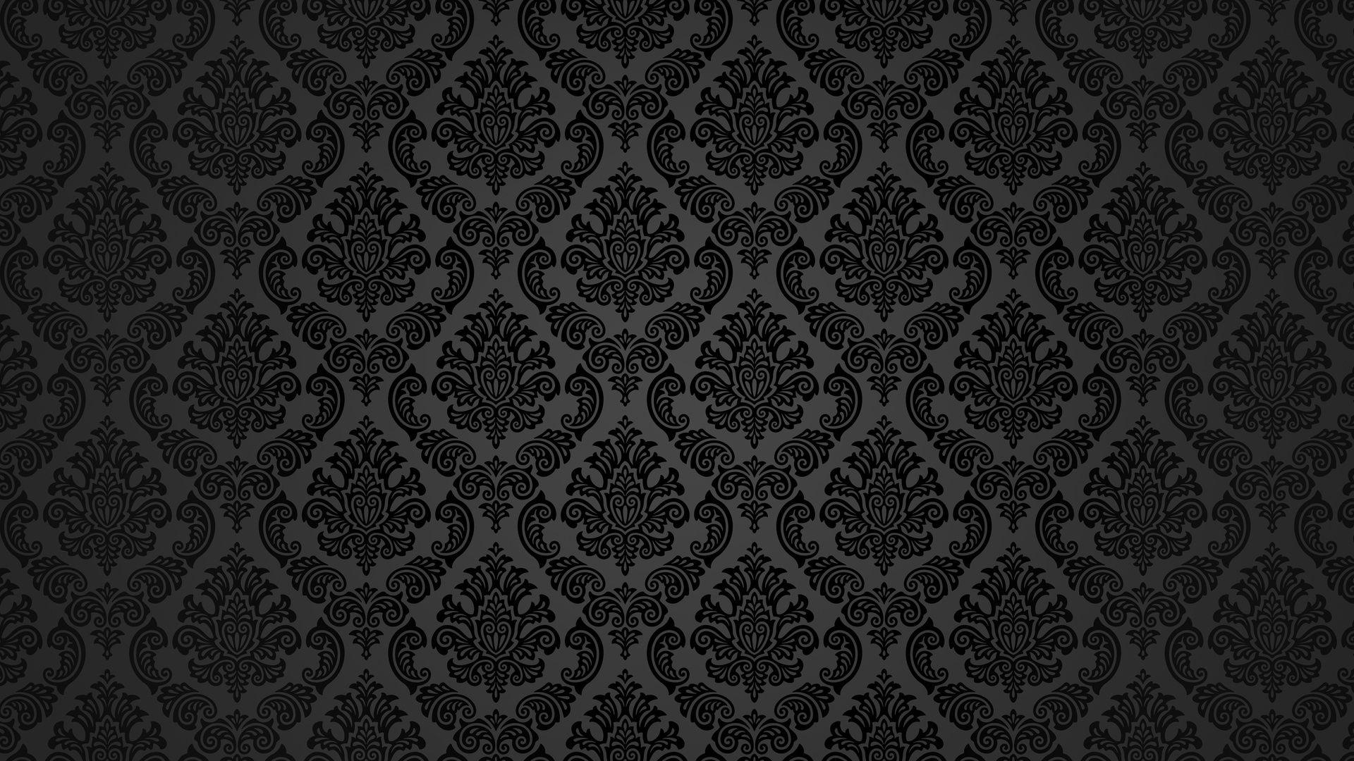 1920x1080 black vintage wallpaper patterns. Technique. Vintage, Desktop