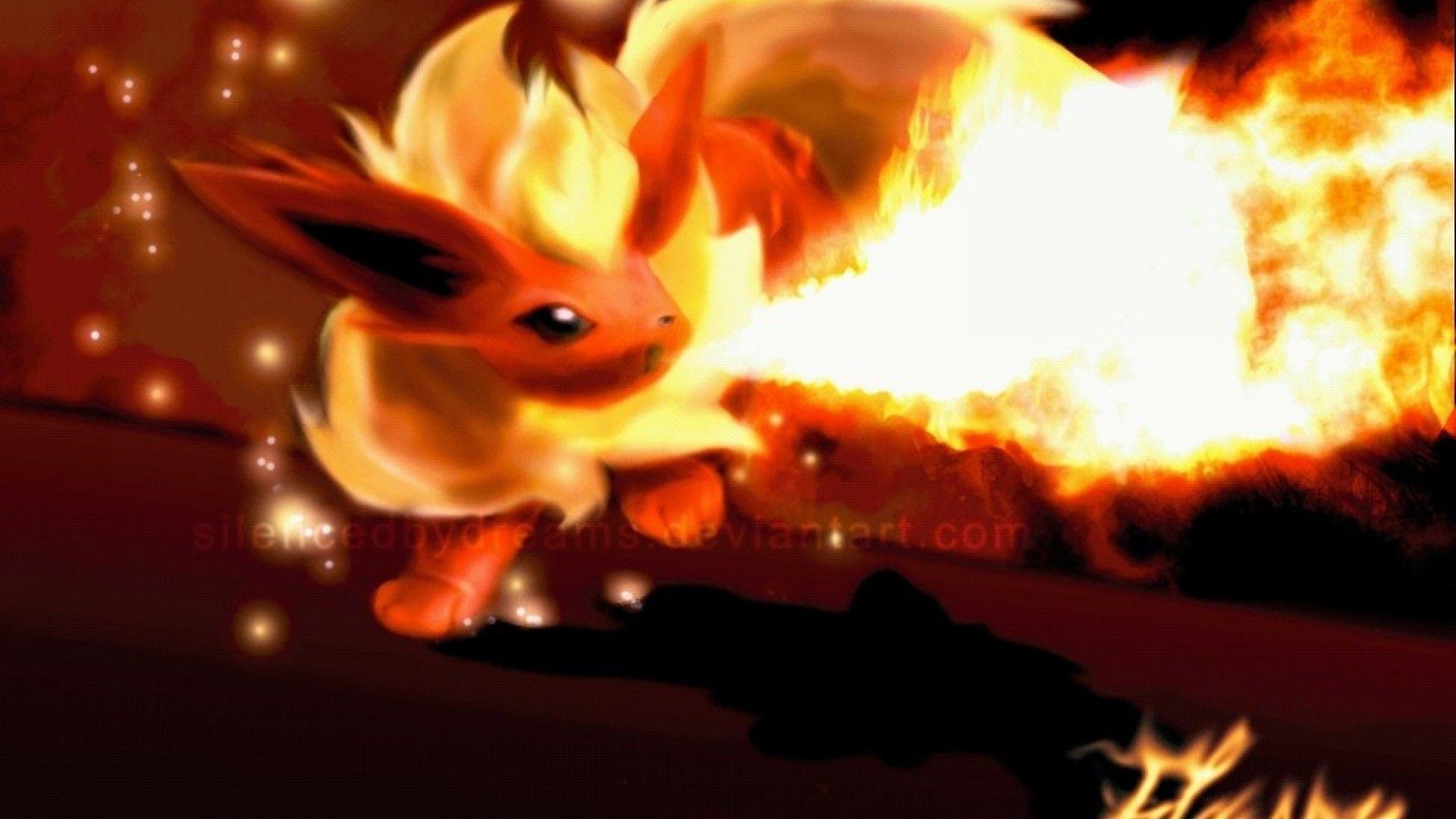 1920x1080 ScreenHeaven: Flareon Pokemon desktop and mobile background, Desktop