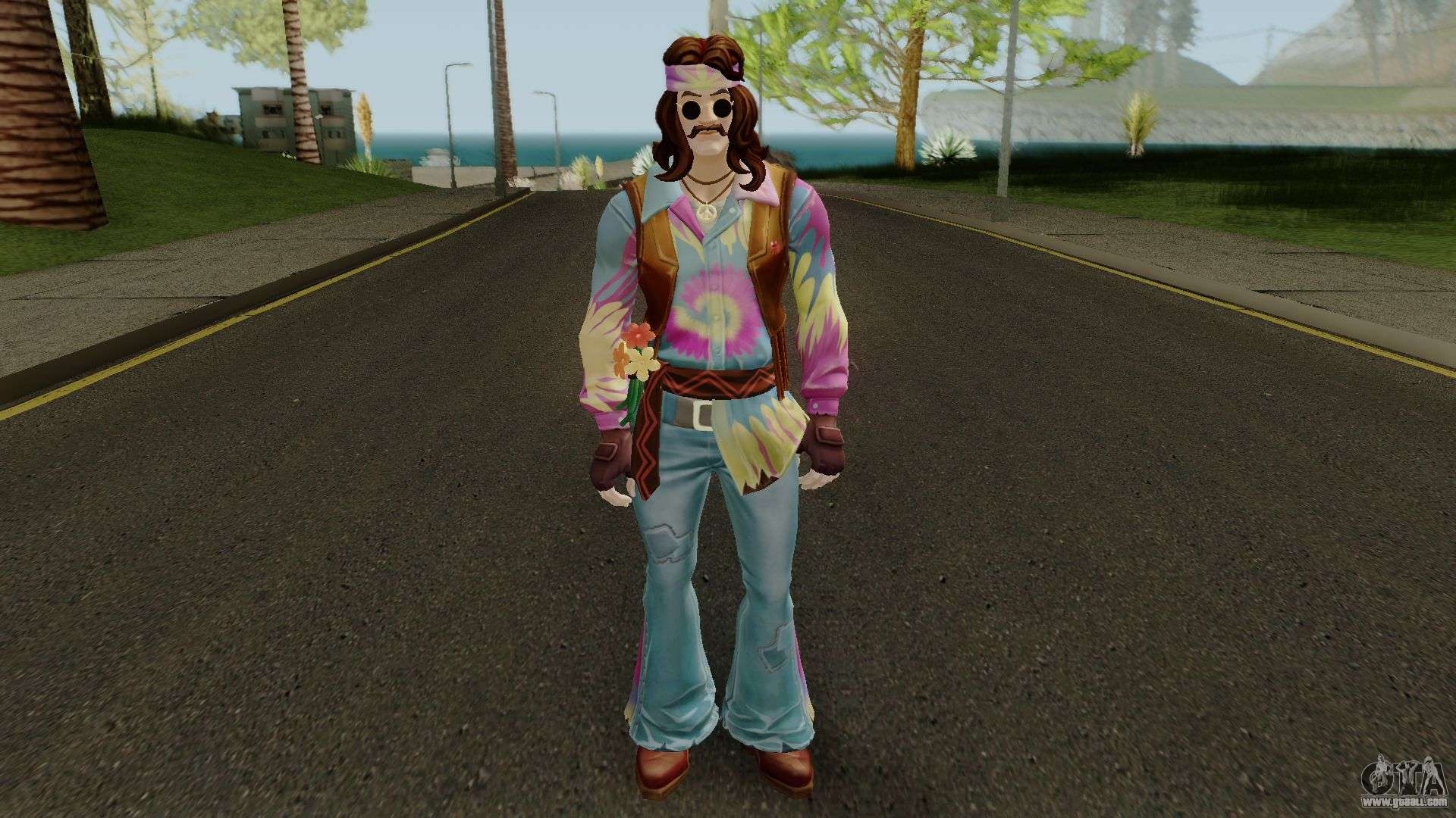 1920x1080 Fortnite Hippie Far Out Man for GTA San Andreas, Desktop