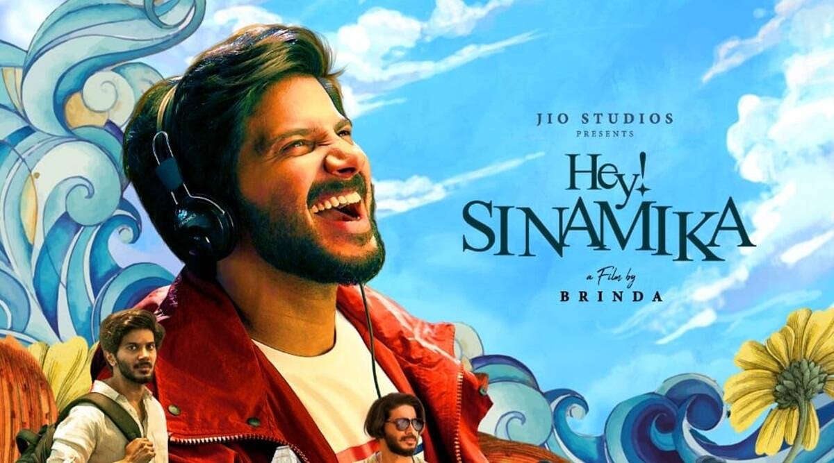 1200x670 Dulquer Salmaan looks dashing in the first look poster of Hey Sinamika. Entertainment News, The Indian Express, Desktop