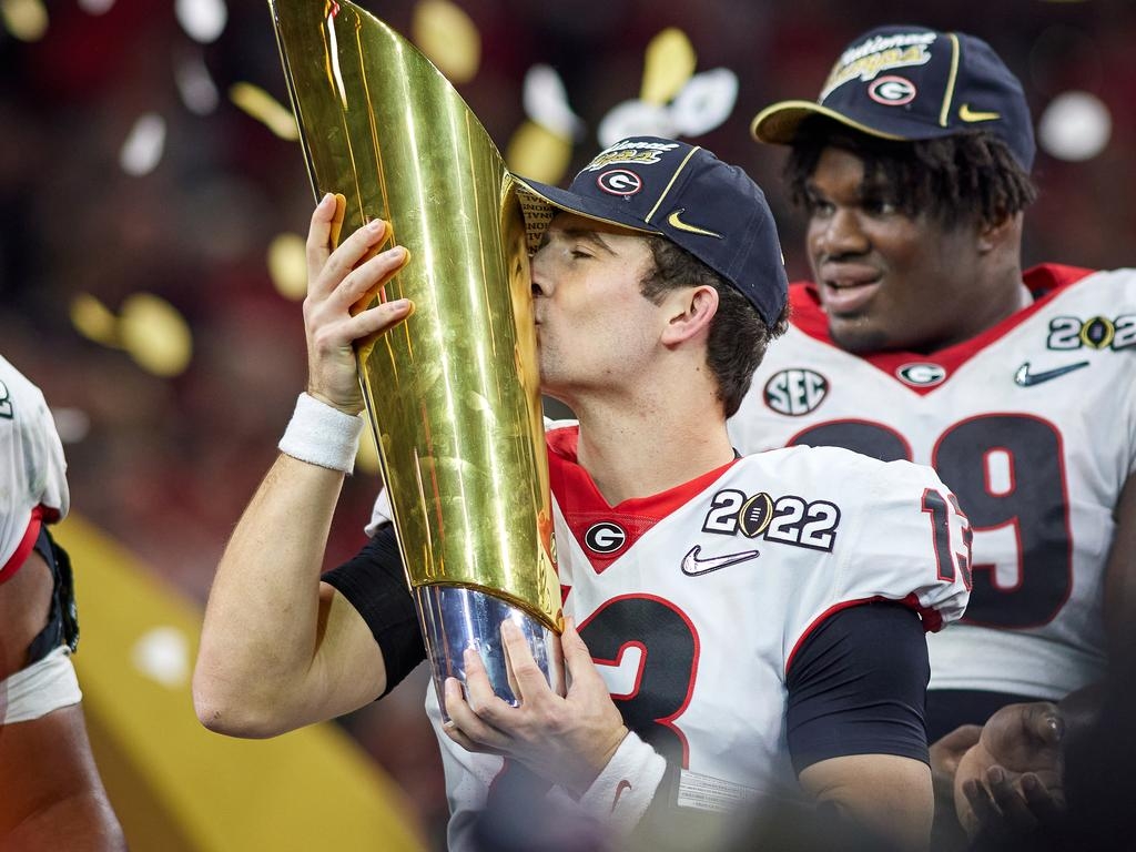 1030x770 College Football Championship: The underdog quarterback who made Georgia's championship run, Desktop