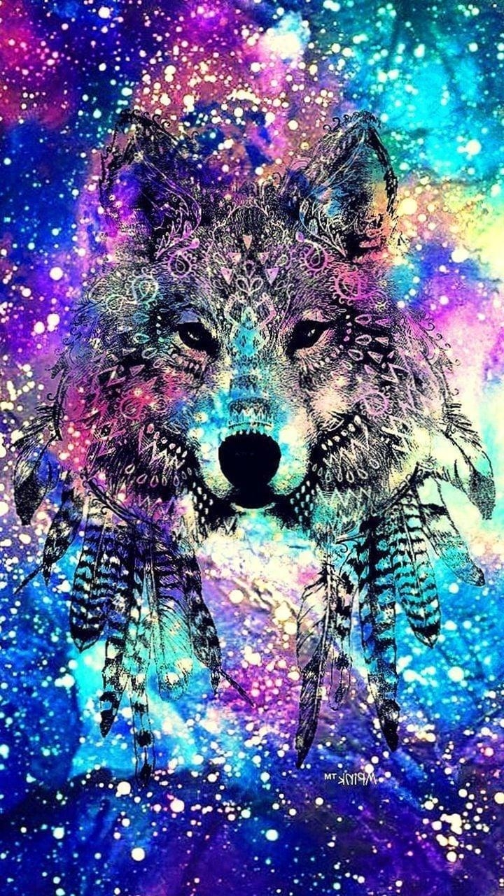 720x1290 Best Galaxy Wolf Wallpaper Wallpaper.Pro, Phone