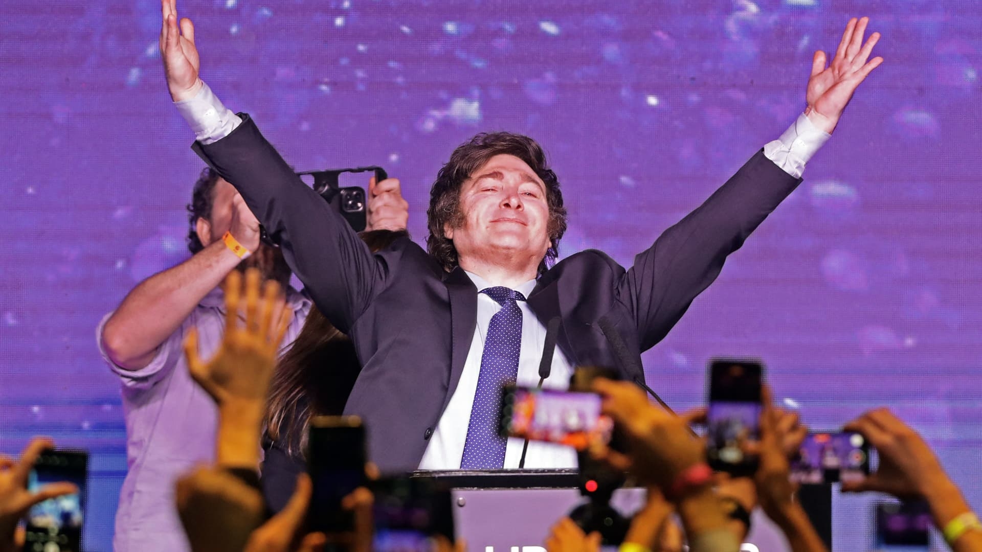 1920x1080 Argentina Markets Slide After Far Right Libertarian Javier Milei's Win In Primary Vote, Desktop