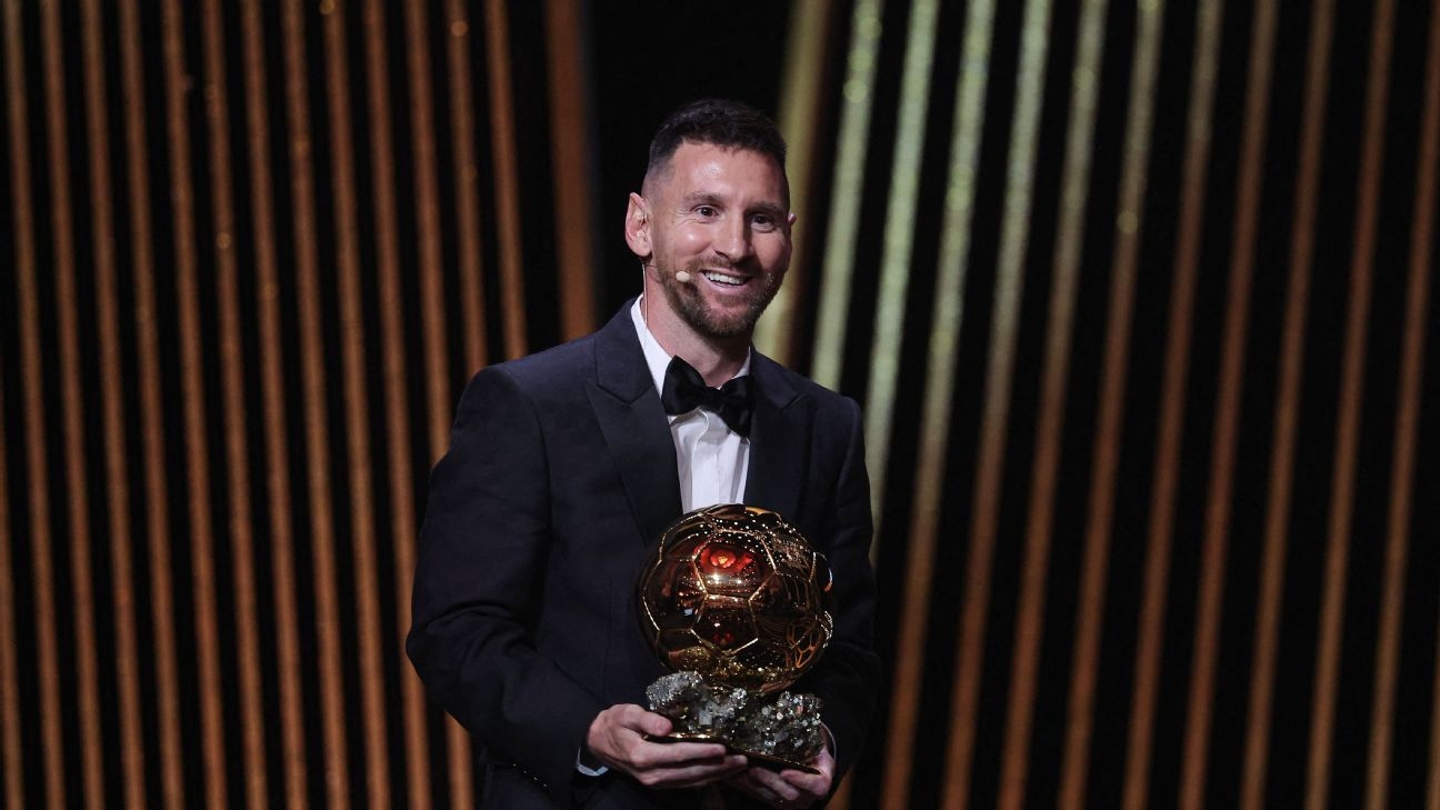 1300x730 Ballon d'Or 2023: Messi beats Haaland to win for eighth time, Desktop