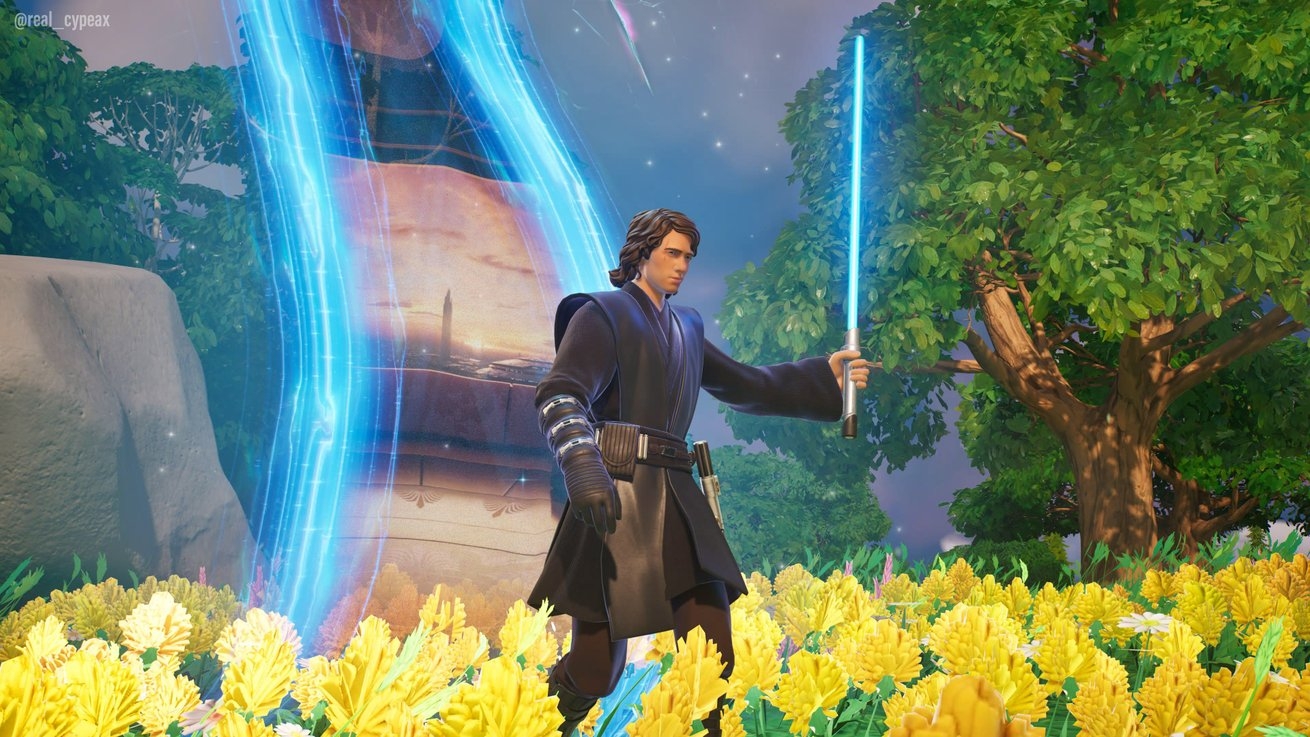 1310x740 Anakin Skywalker Fortnite wallpaper, Desktop