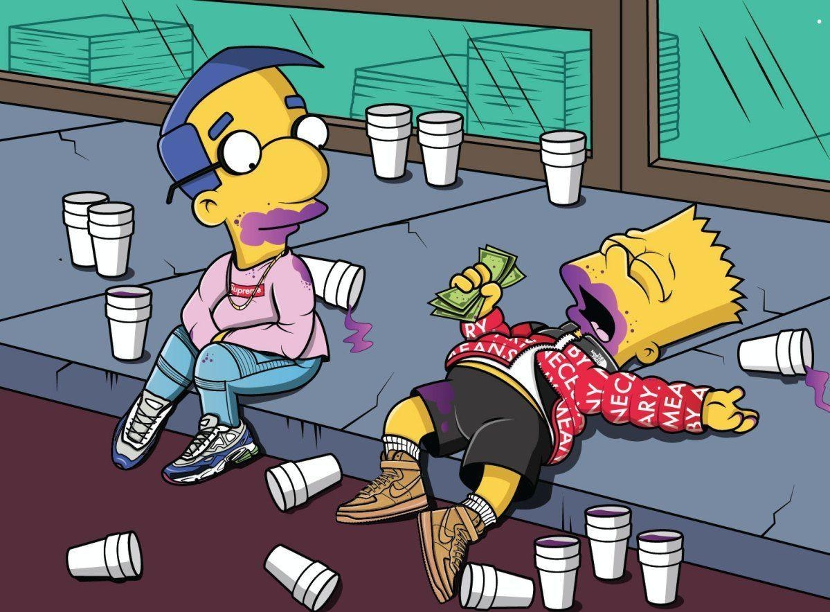 1200x890 BAPE Bart Simpson Wallpaper, Desktop