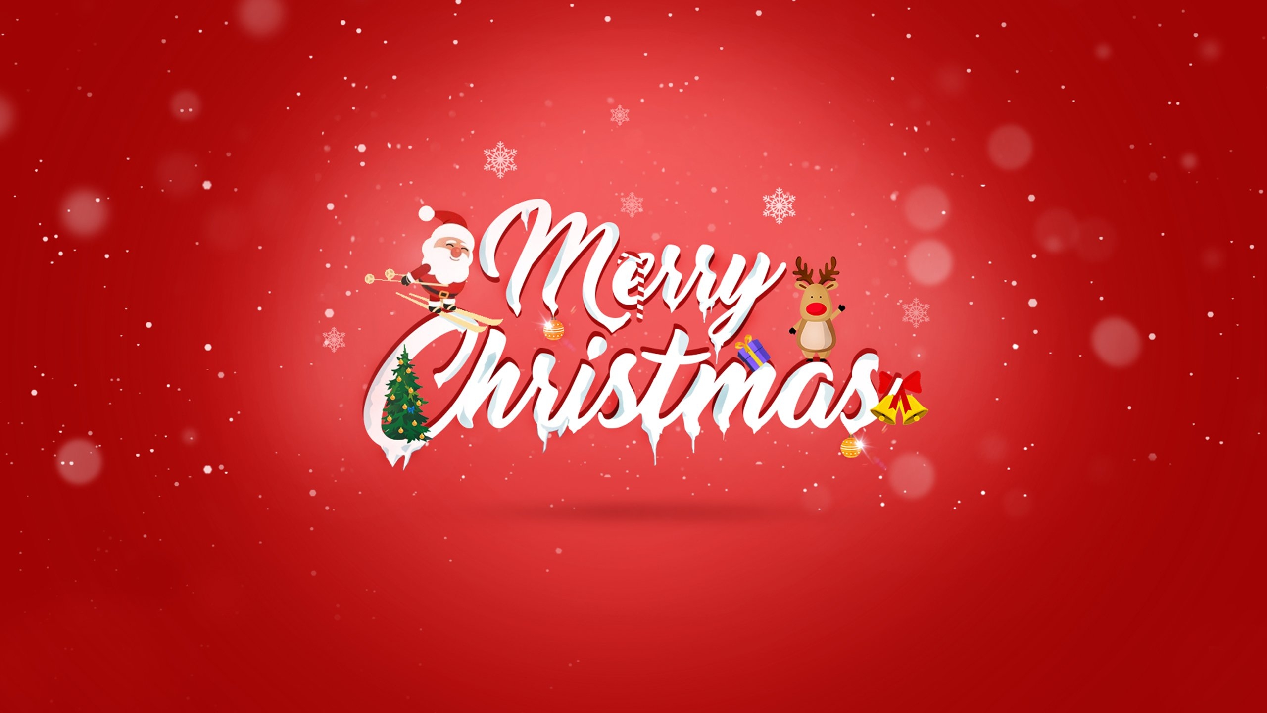 2560x1440 Wallpaper 4k Merry Christmas HD 2018 Chariot, Desktop