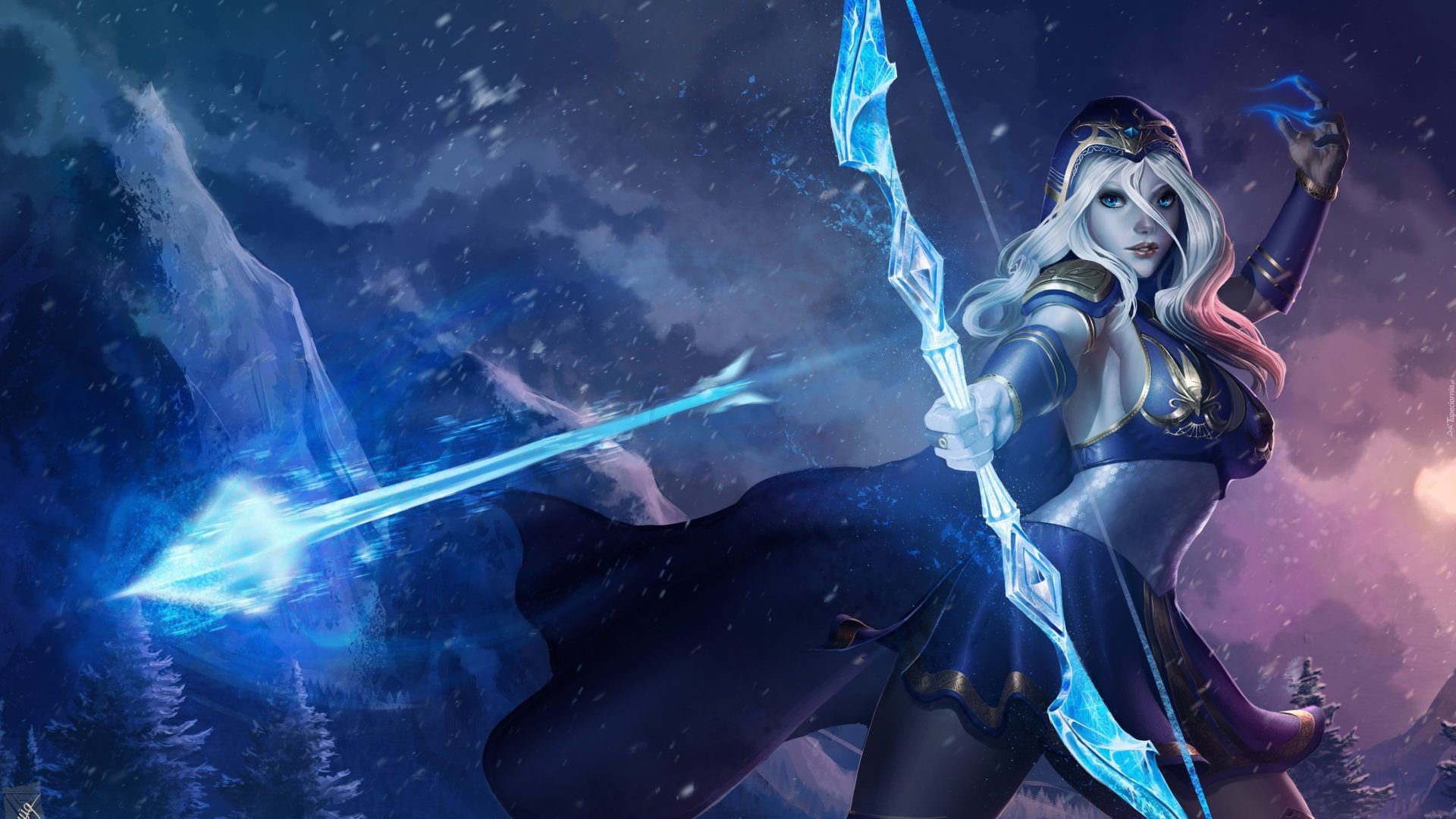 1920x1080 League Of Legends Ashe Champion 4k Wallpaper Image For Your, Desktop