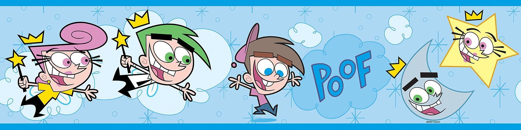 1800x450 Brewster Wallpaper Fairly Odd Parents Border, Dual Screen