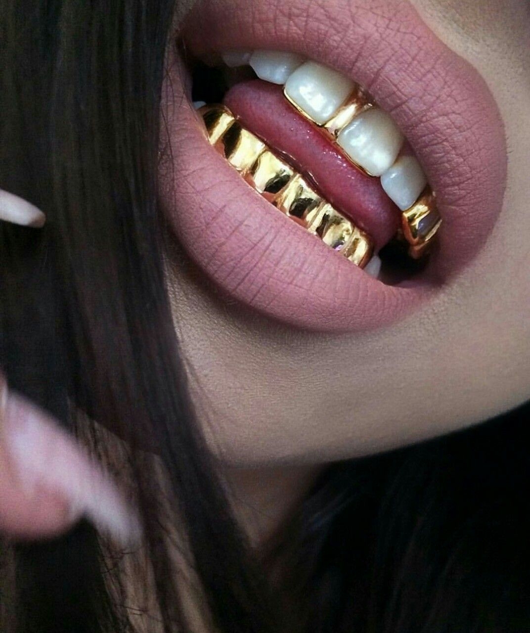 1080x1280 beauty, dope, gold and grillz.favim.com, Phone