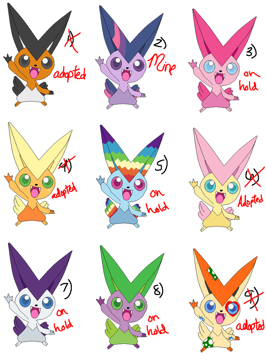 900x1220 Victini Adopts :ALL ON HOLD, Phone