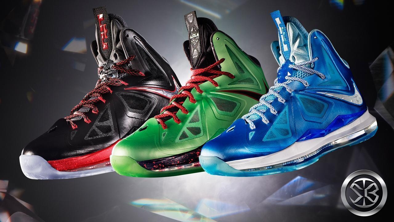 1280x720 LeBron X Nike Basketball Shoe Collection Wallpaper, Desktop