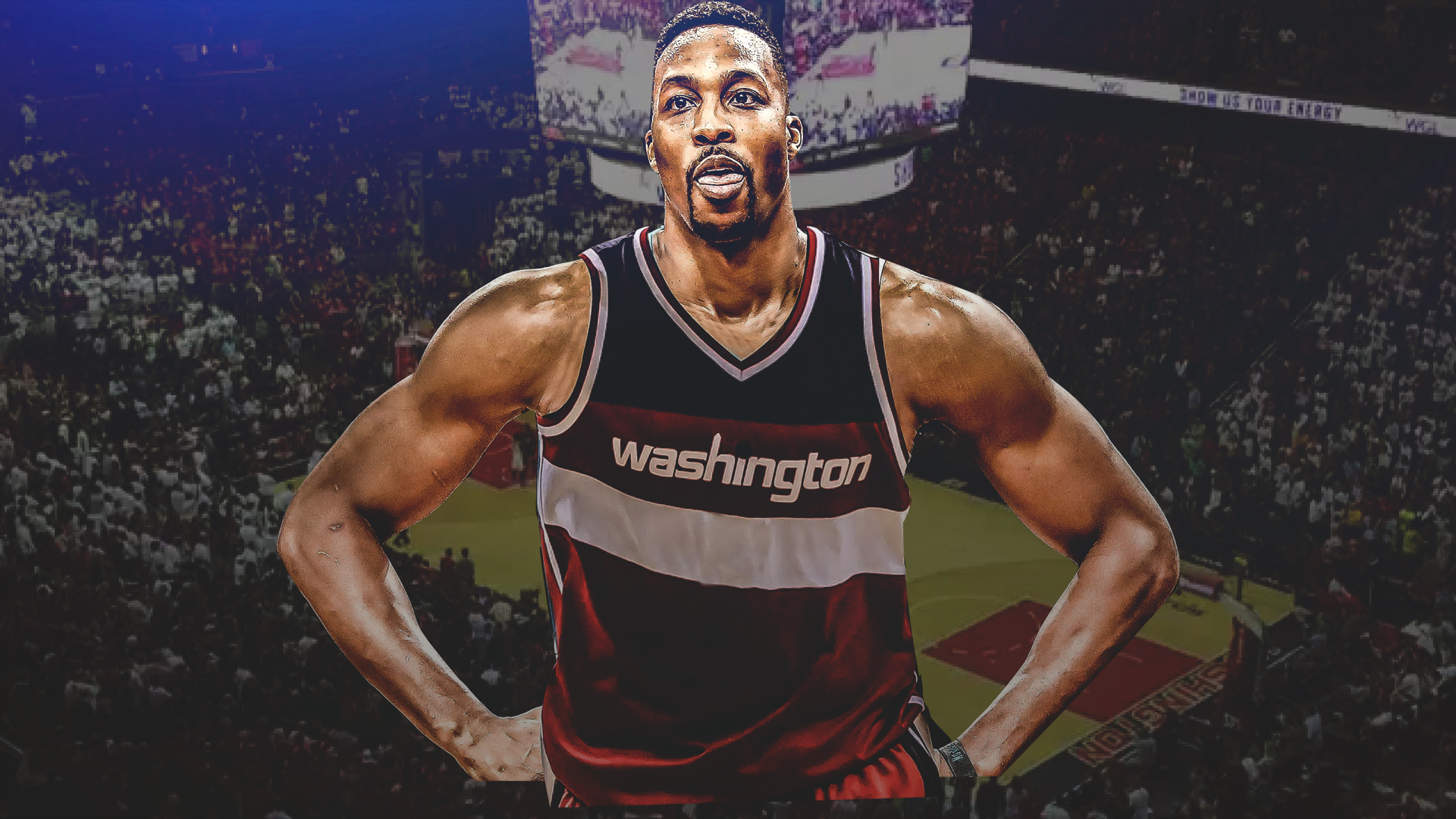 1920x1080 Wizards News: Dwight Howard Wears No.21 In First Look Image Wearing, Desktop