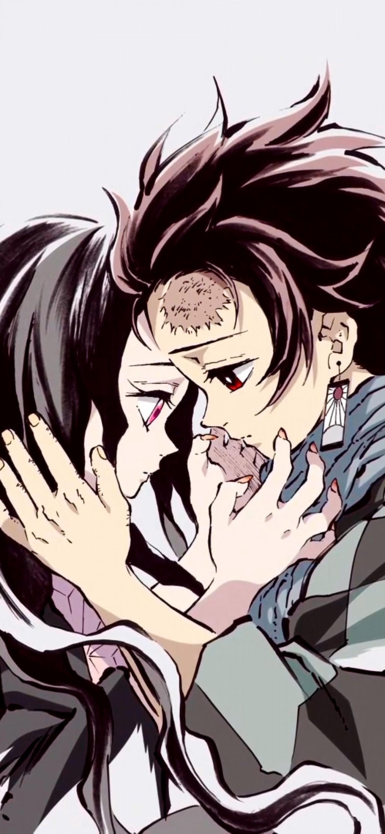 1250x2690 Download  Tanjirou Kamado, Kimetsu No Yaiba, Nezuko Kamado Wallpaper for iPhone XS Max, Phone