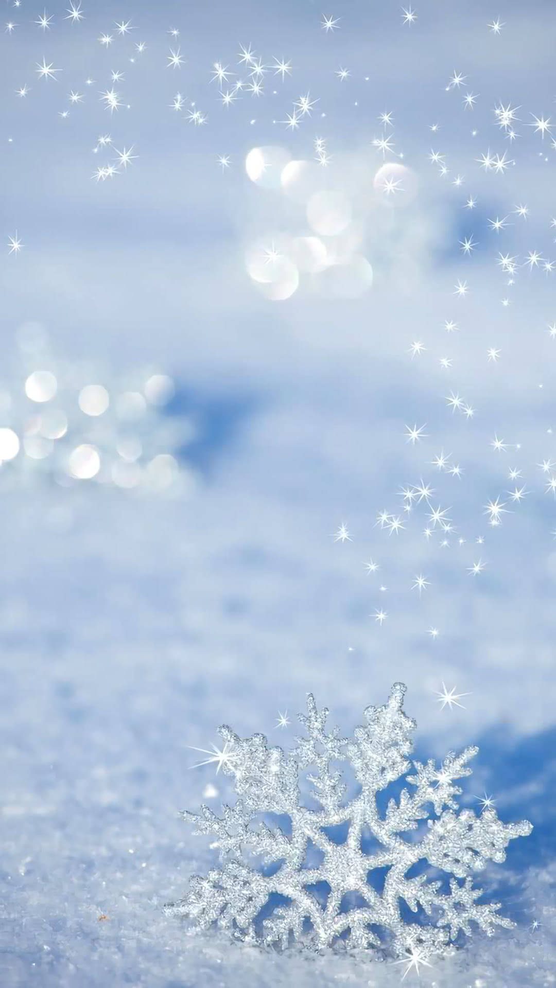 1080x1920 Download Winter Wonderland Perfectly Captured on New Snowflake iPhone Wallpaper, Phone