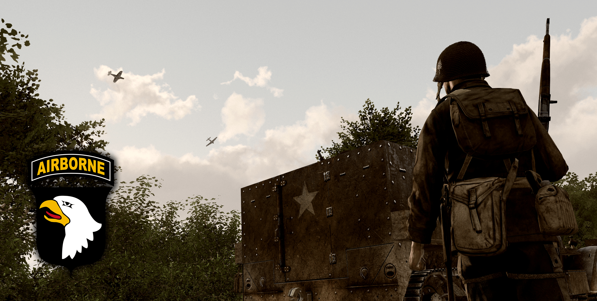 2530x1280 EU] 101st Airborne Division. [WW2][NO, Desktop