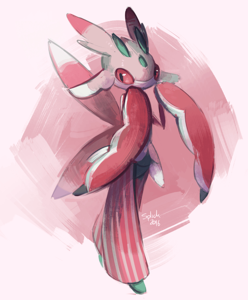 820x990 Lurantis By Daftlynx. Pokémon, Phone