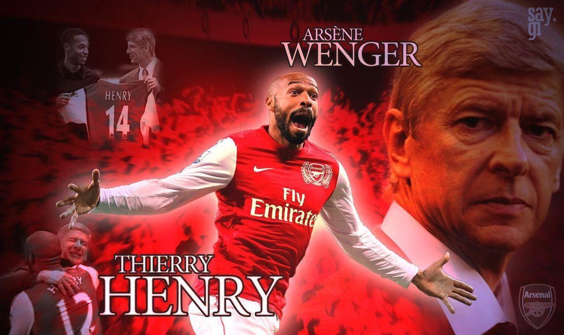 1160x690 Thierry Henry and Arsene Wenger Arsenal Wallpaper, Desktop