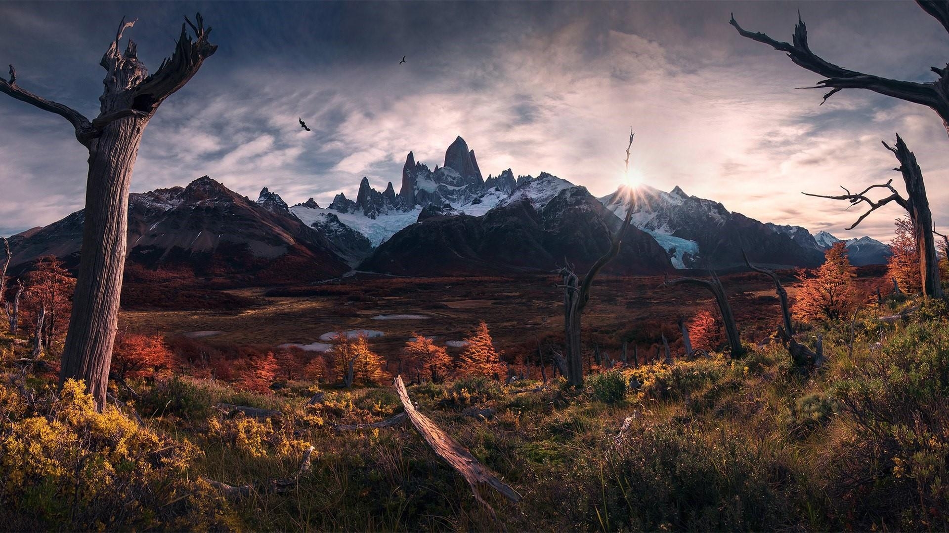 1920x1080 Los Glaciares National Park Fitz Roy Peak (Cerro Chaltén) HD, Desktop