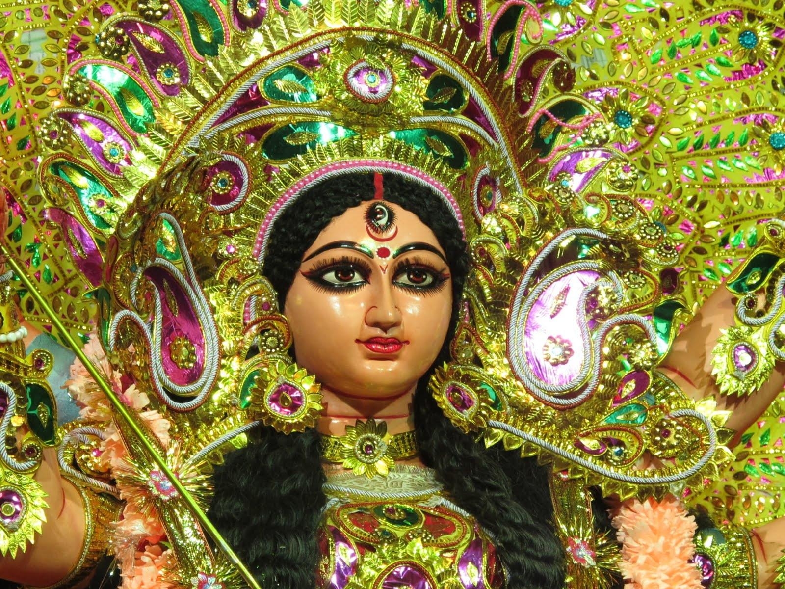 1600x1200 maa durga animated wallpaper for desktop Unique durga face, Desktop