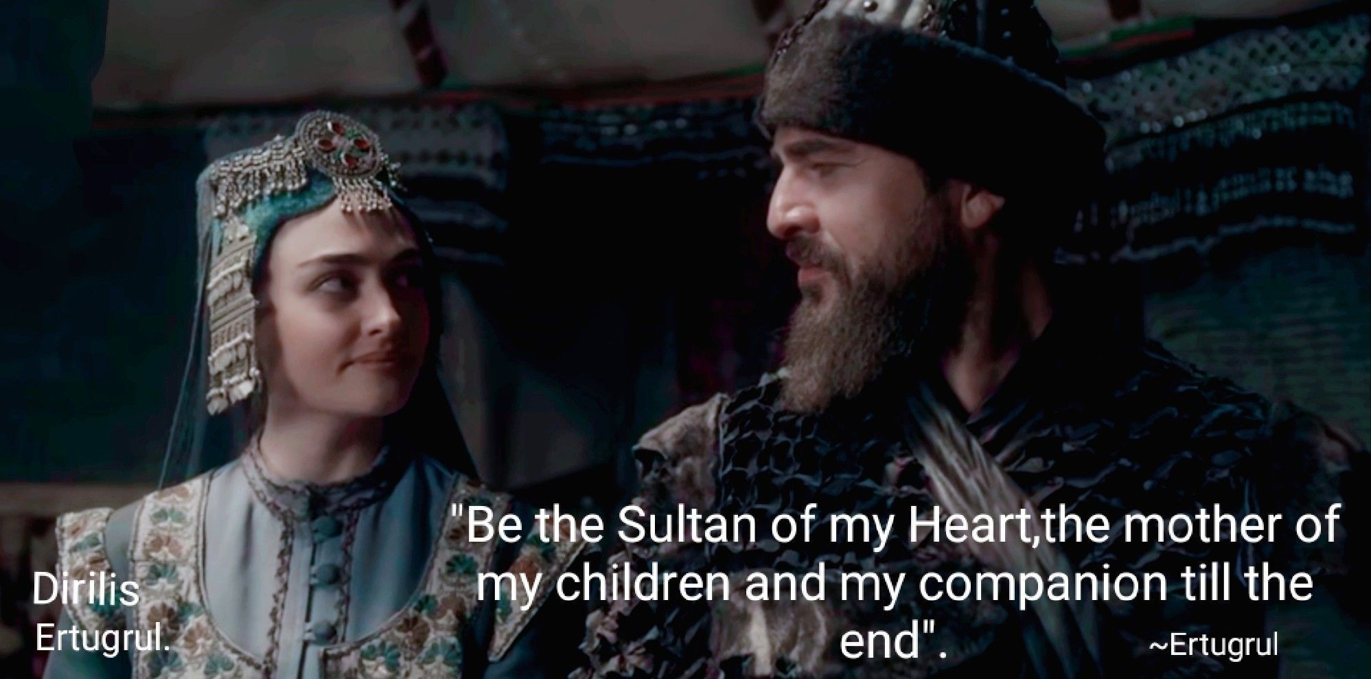 2000x990 Ertugrul ♥️ Halime Sultan. Arabic quotes, Meaning, Dual Screen