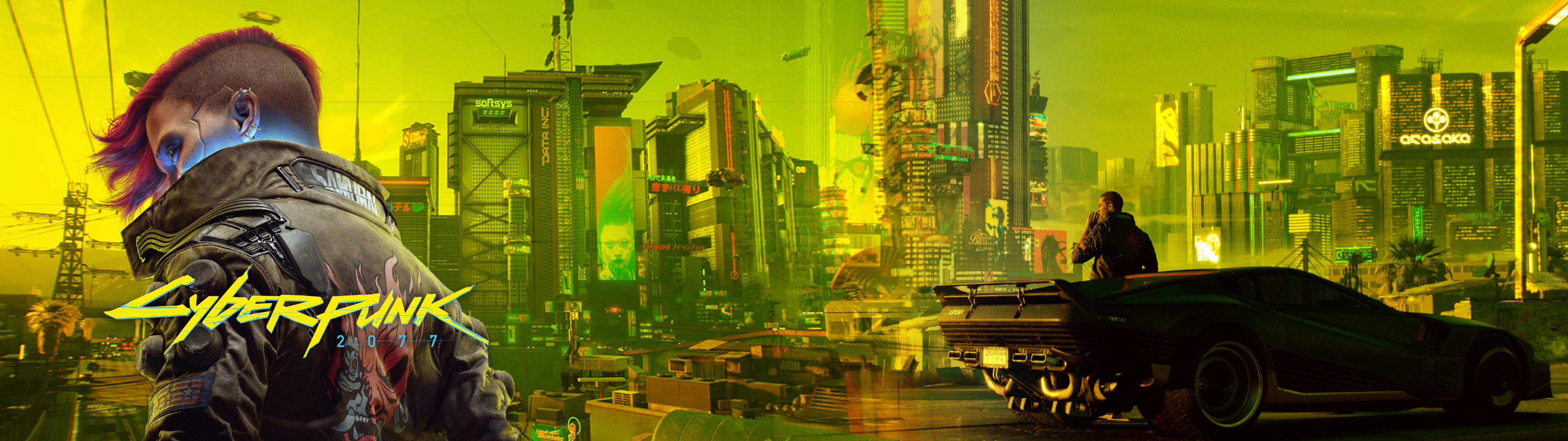 5120x1440 Megacity  Gaming Wallpaper, Dual Screen