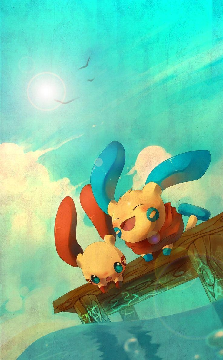 740x1200 best Minun image. Pikachu, Pokemon games and Hoenn, Phone