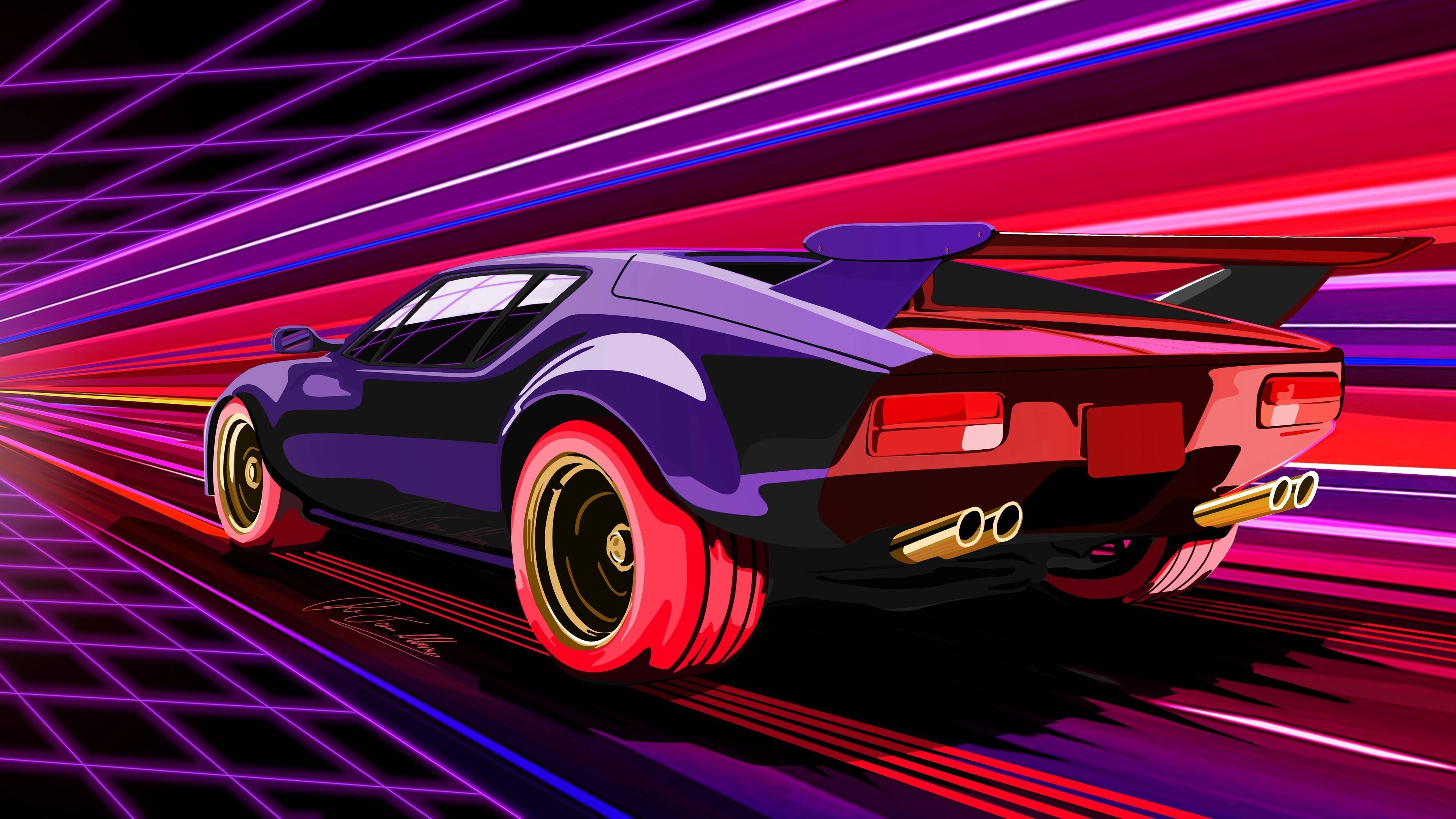 3840x2160 Retro Racing Muscle Car 4k Wallpaper 4k, Desktop