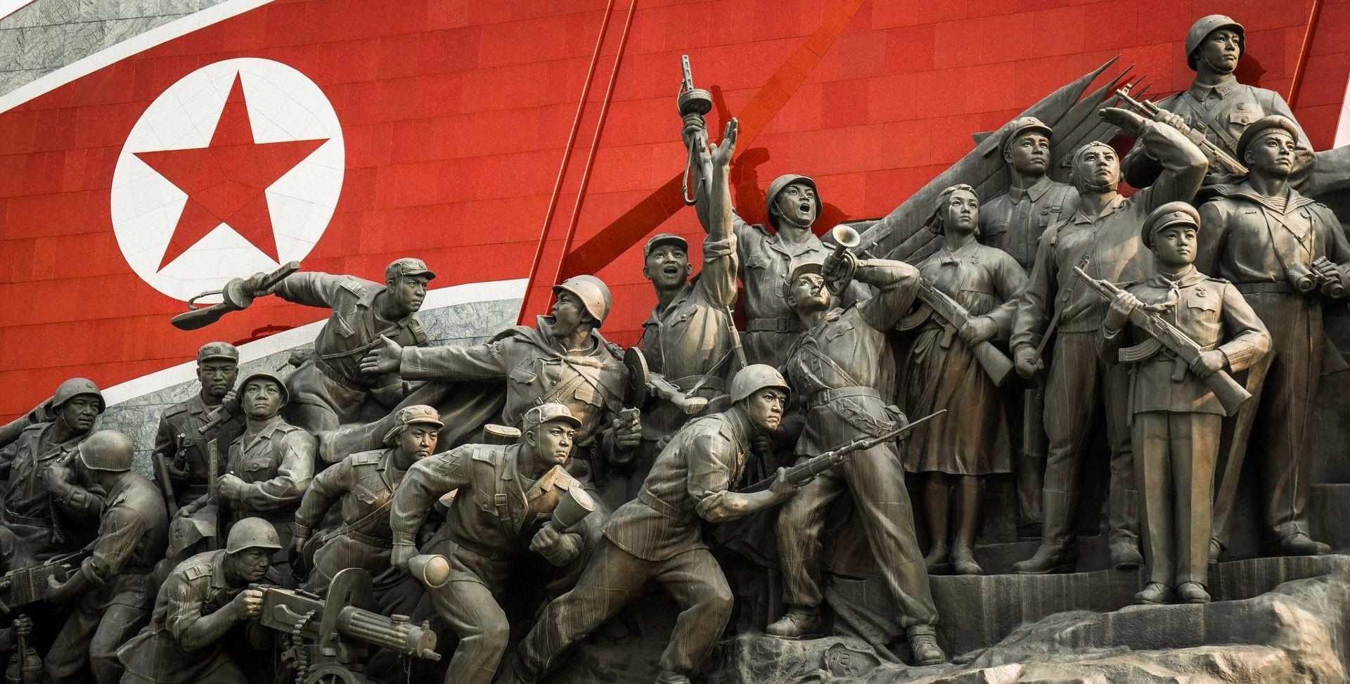 1920x980 military, Soldier, North Korea, Statue, Monument, Monuments, Desktop