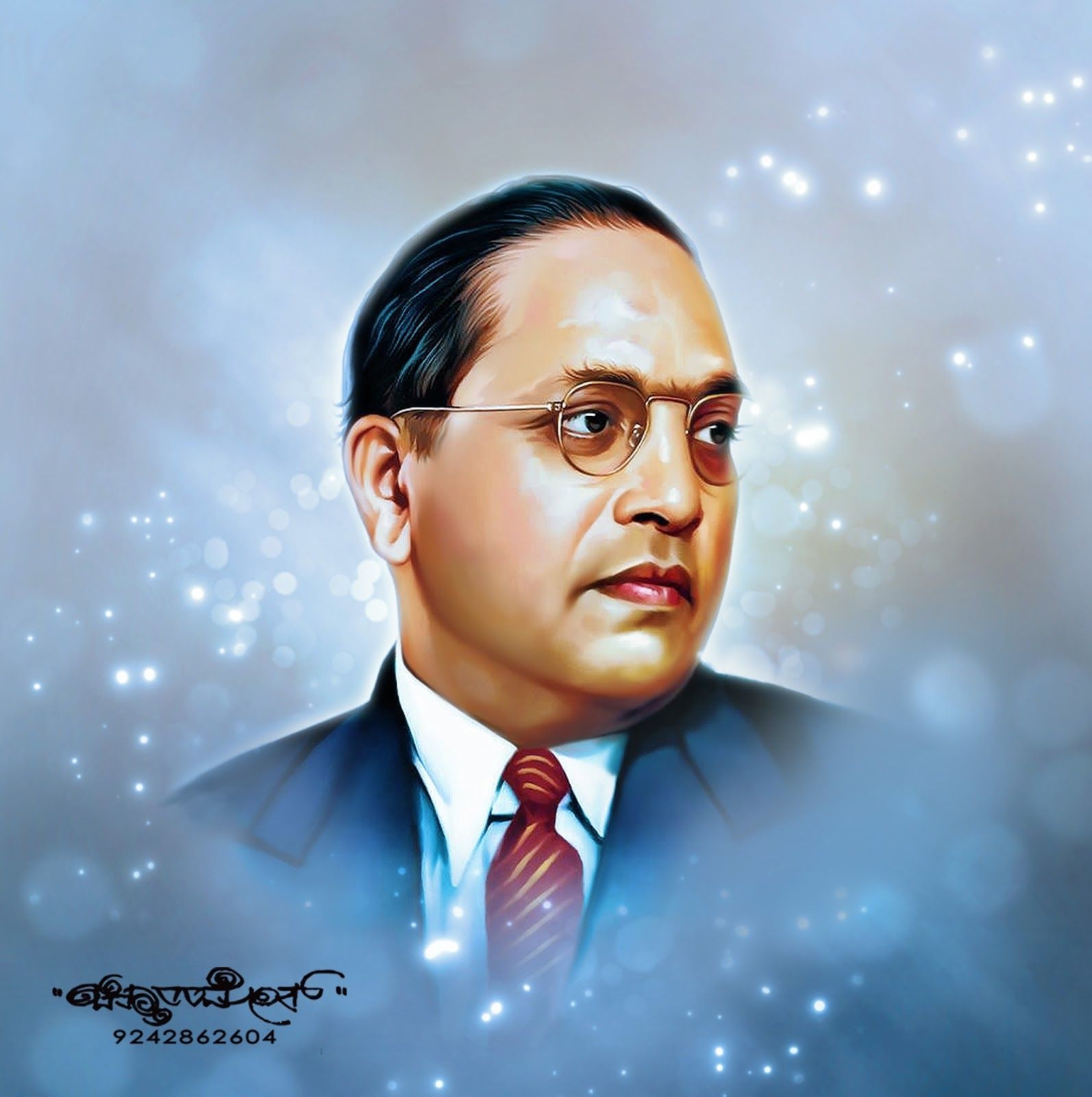 1600x1600 Ambedkar 4K Wallpaper Free Ambedkar 4K Background, Phone