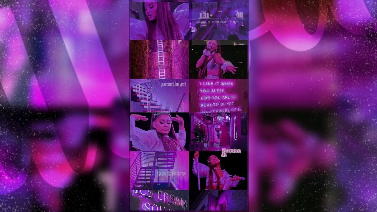 1280x720 Watch Me Edit; Wallpaper Lockscreen Collage. Ariana Grande༈, Desktop