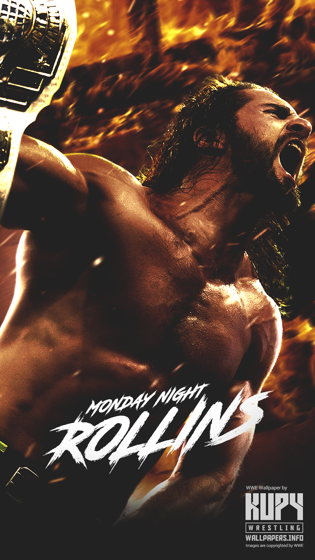 1080x1920 Seth Rollins Ic Champion, Phone