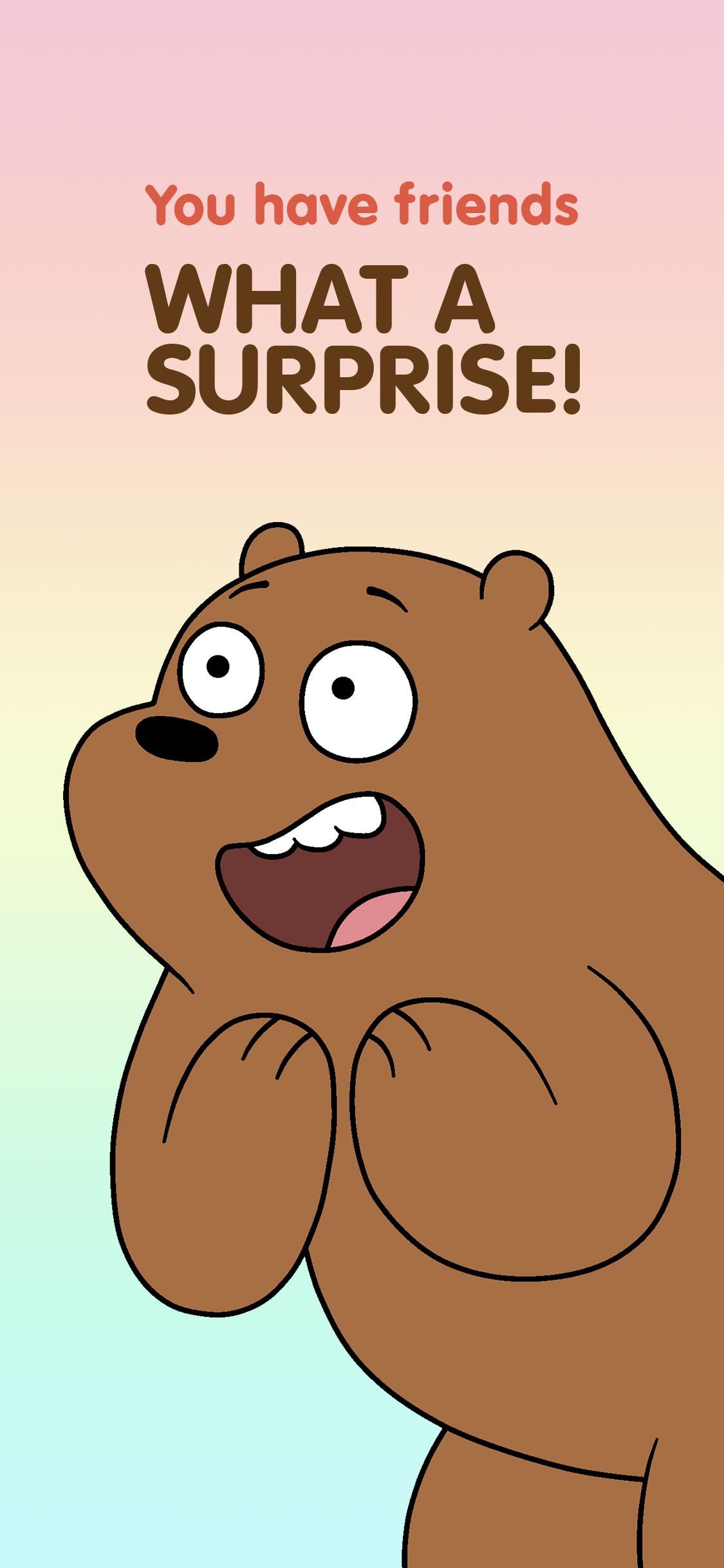 1130x2440 We Bare Bears Desktop / Mobile Wallpaper & Vector Ai / EPS, Phone