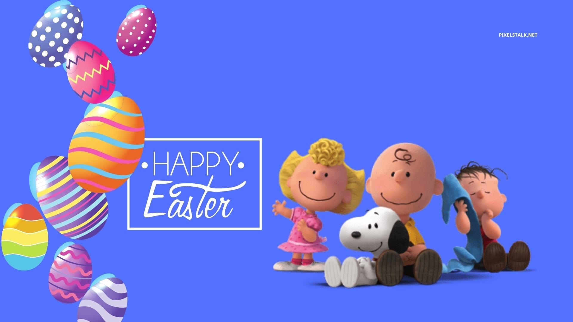 1920x1080 Snoopy Easter Wallpaper HD Free, Desktop